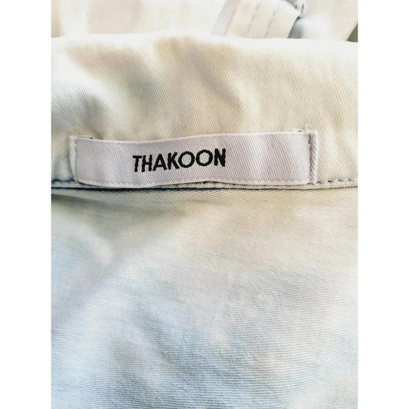 Thakoon Bleached Denim Utility Jumpsuit - /White Multi - Picture 9 of 9